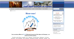 Desktop Screenshot of clubalpintoulon.org